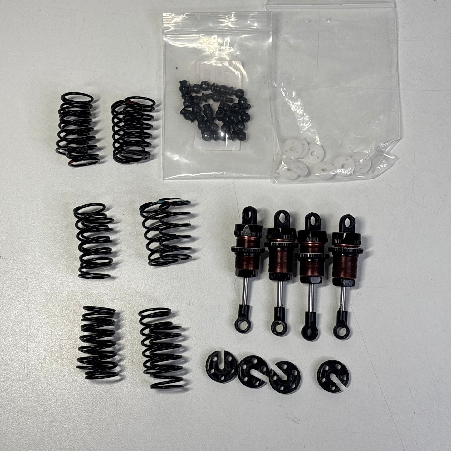 Yeah Racing Qutus Black Alloy Shocks & Springs – Big Licks RC