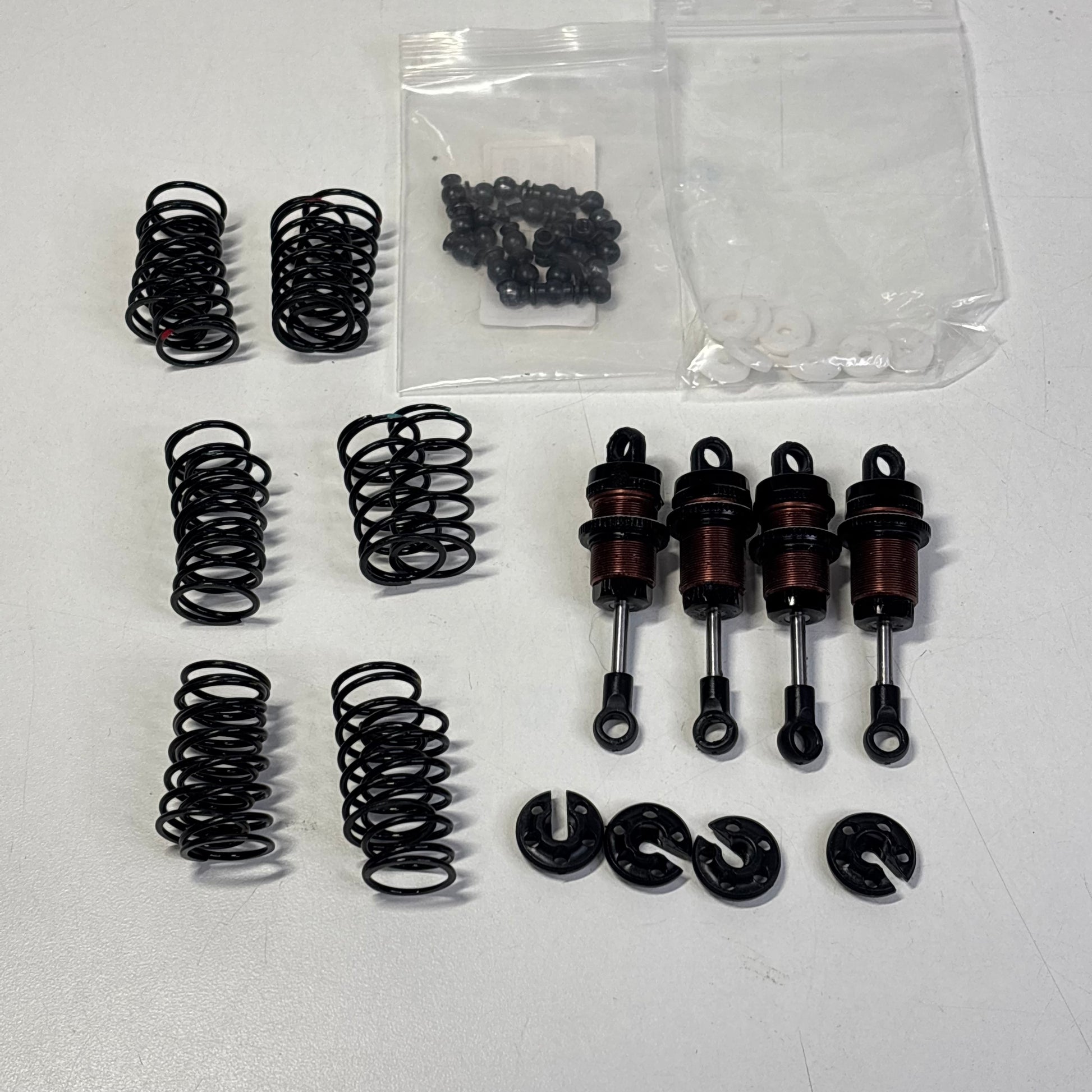 Yeah Racing Qutus Black Alloy Shocks & Springs – Big Licks RC