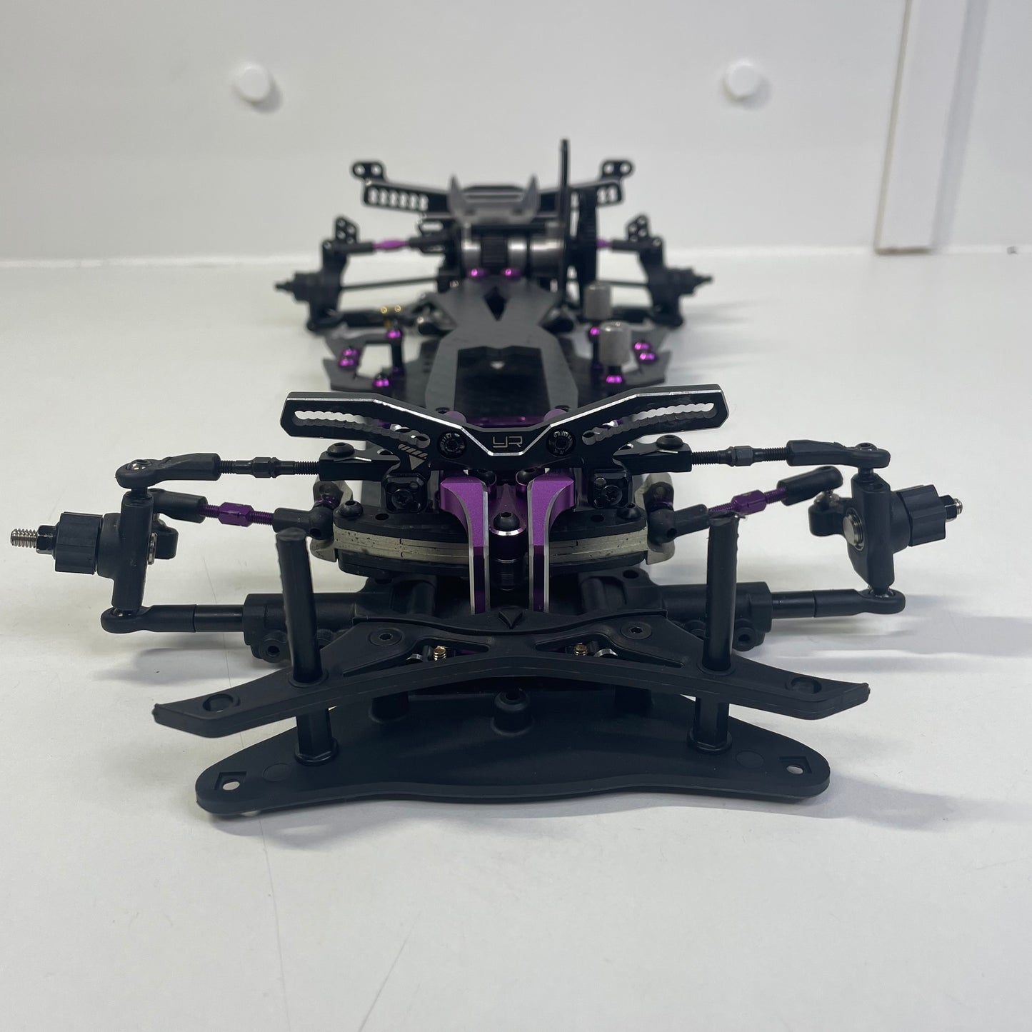 Beast Mode YD2 Conversion RWD Chassis Alloy Slide Rack Carbon