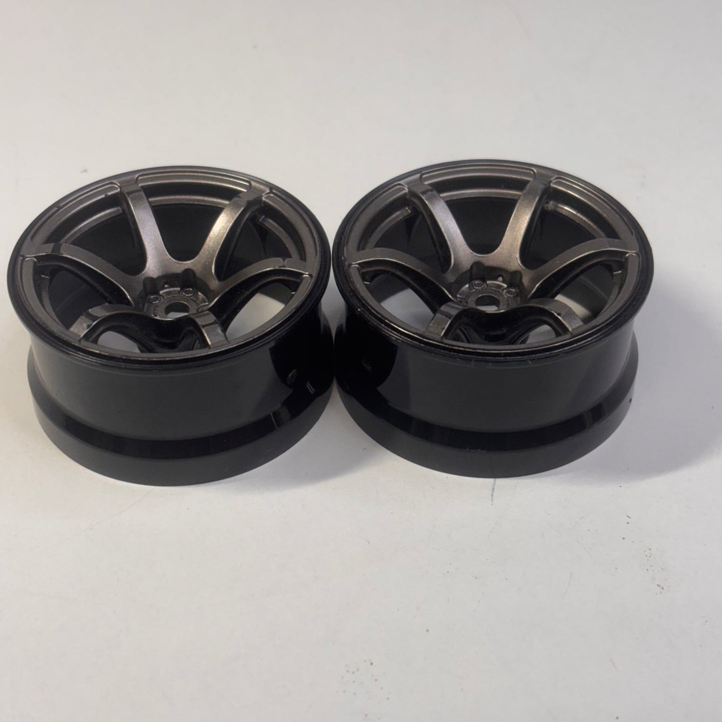 Yokomo Wheels TE37 Grey/Black Offset 6