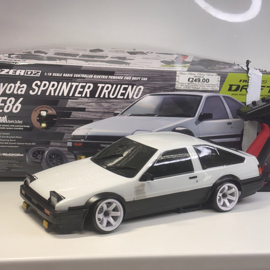Kyosho Fazer Toyota AE86 White Ready To Run Boxed