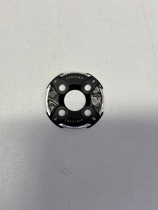 Onisiki Spur Cover Black Alloy