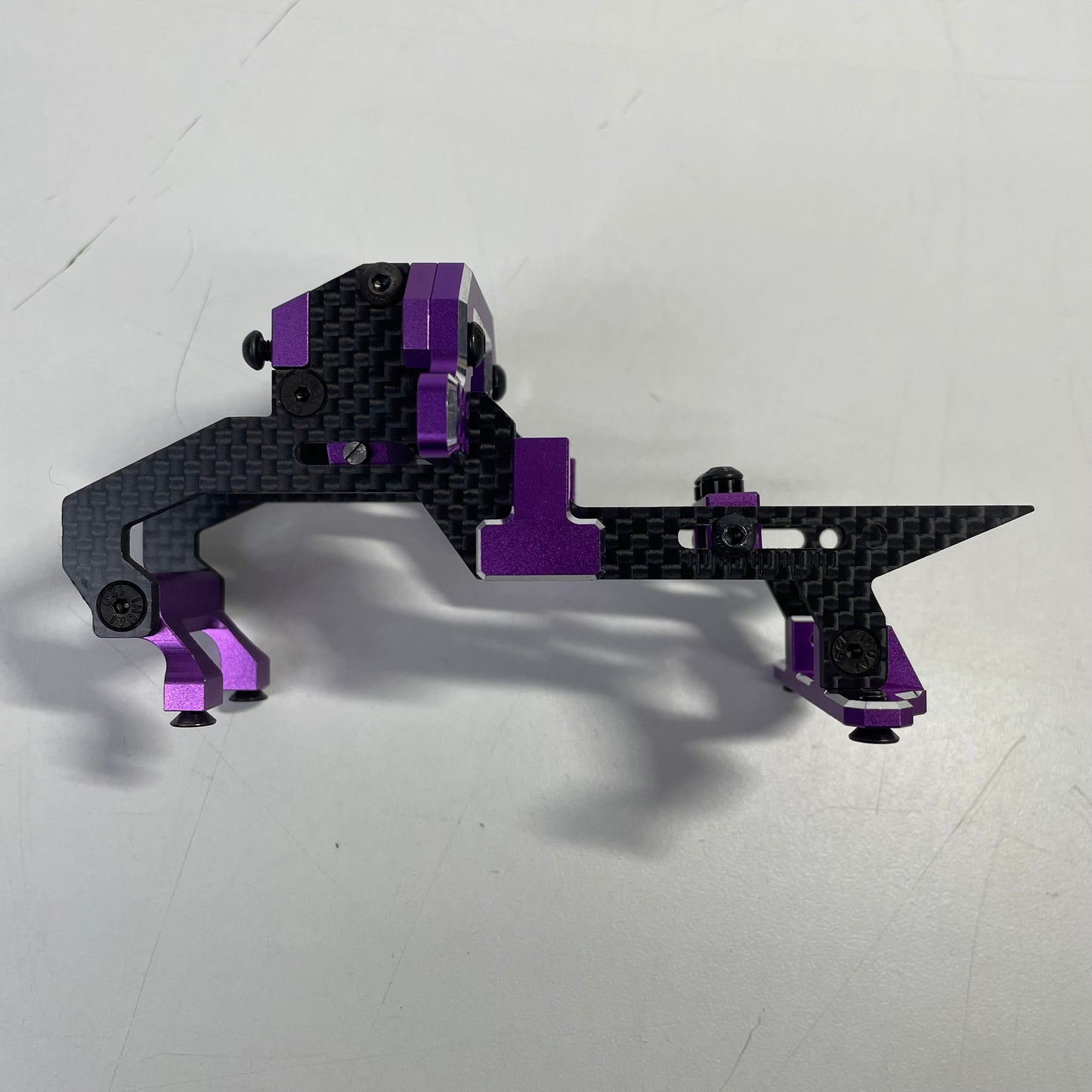 Rhino Racing Shark YD2 Steering Rack & Bulkhead DDS Purple Alloy RR-750P