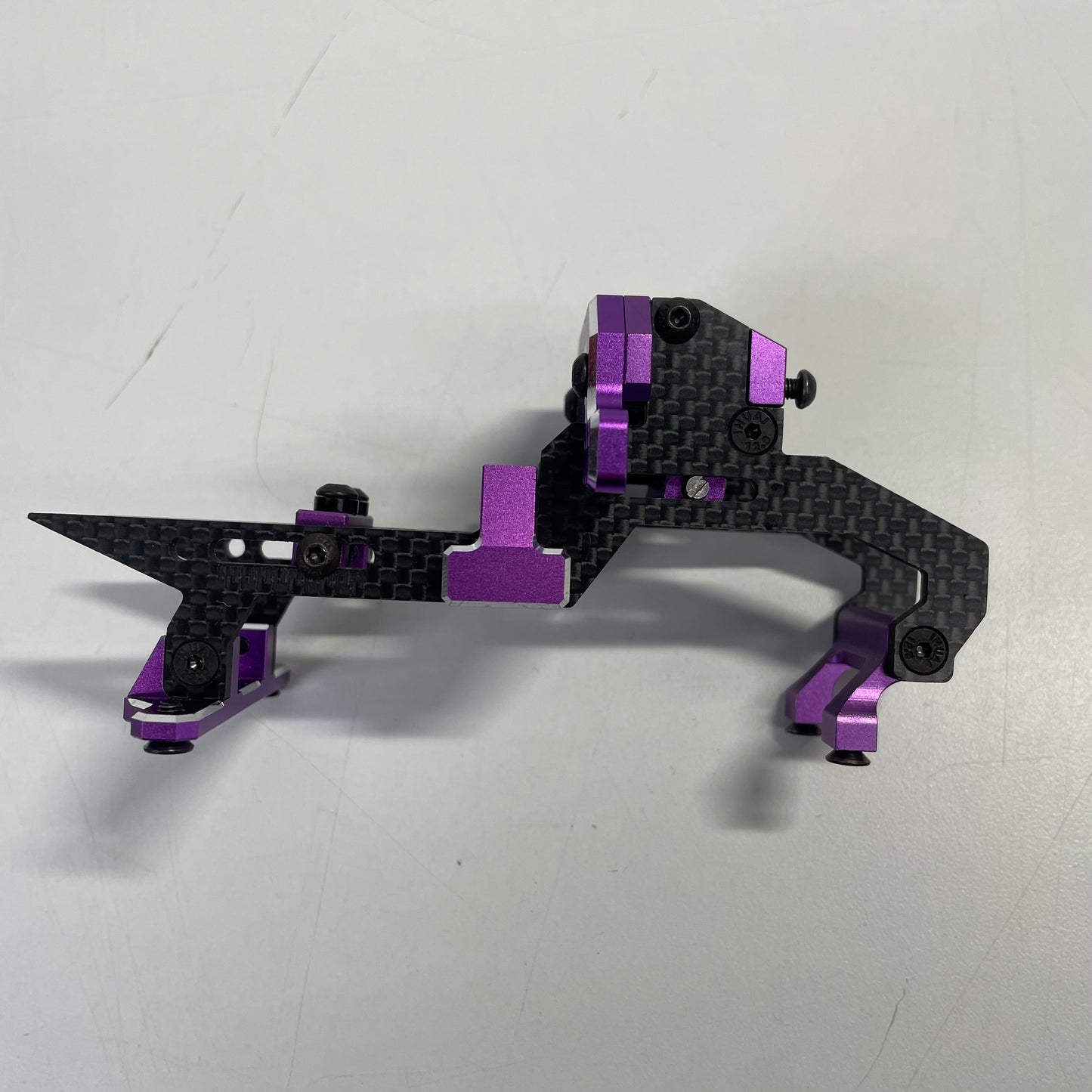 Rhino Racing Shark YD2 Steering Rack & Bulkhead DDS Purple Alloy RR-750P