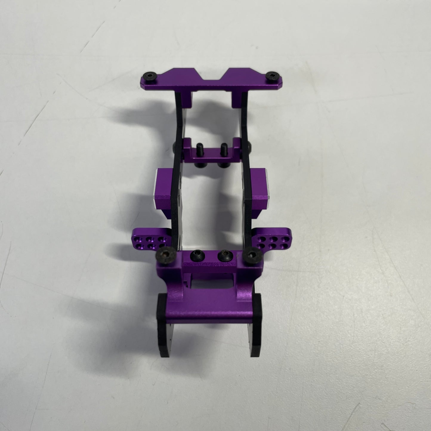 Rhino Racing Shark YD2 Steering Rack & Bulkhead DDS Purple Alloy RR-750P