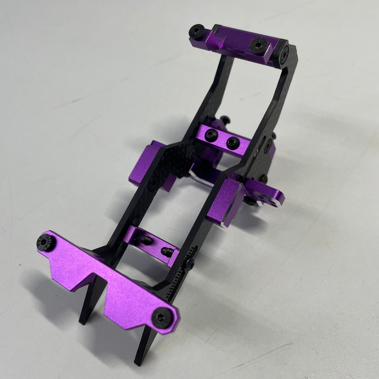 Rhino Racing Shark YD2 Steering Rack & Bulkhead DDS Purple Alloy RR-750P