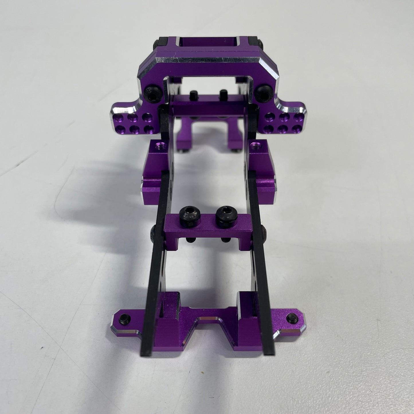 Rhino Racing Shark YD2 Steering Rack & Bulkhead DDS Purple Alloy RR-750P