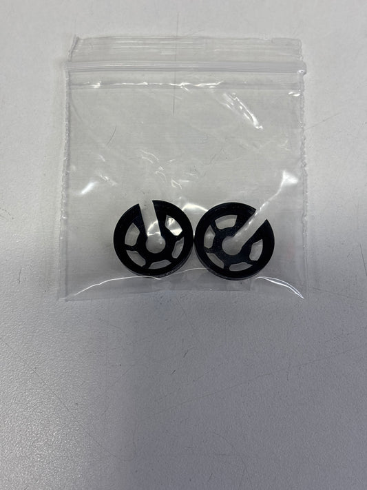 Reve D Spring Retainers +4 Black Alloy