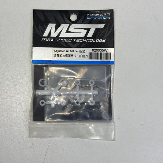 MST Adjuster set 5.8 (white)(2) Ball End