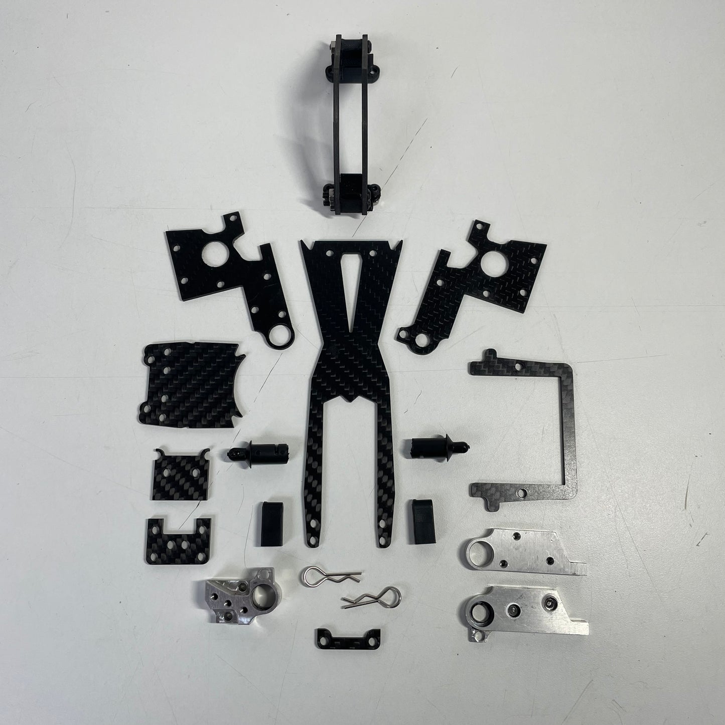 Beast Mode YD2 Conversion RWD Chassis Alloy Slide Rack Carbon