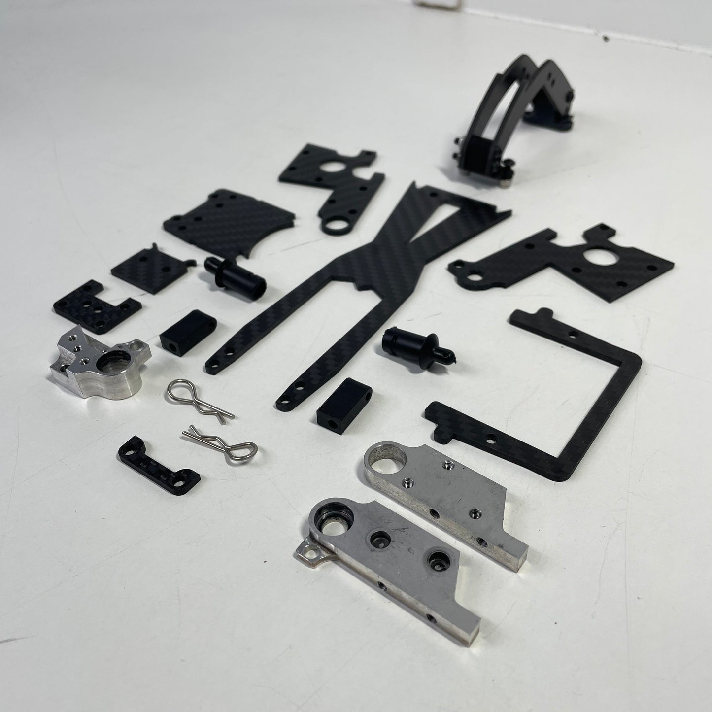 Beast Mode YD2 Conversion RWD Chassis Alloy Slide Rack Carbon