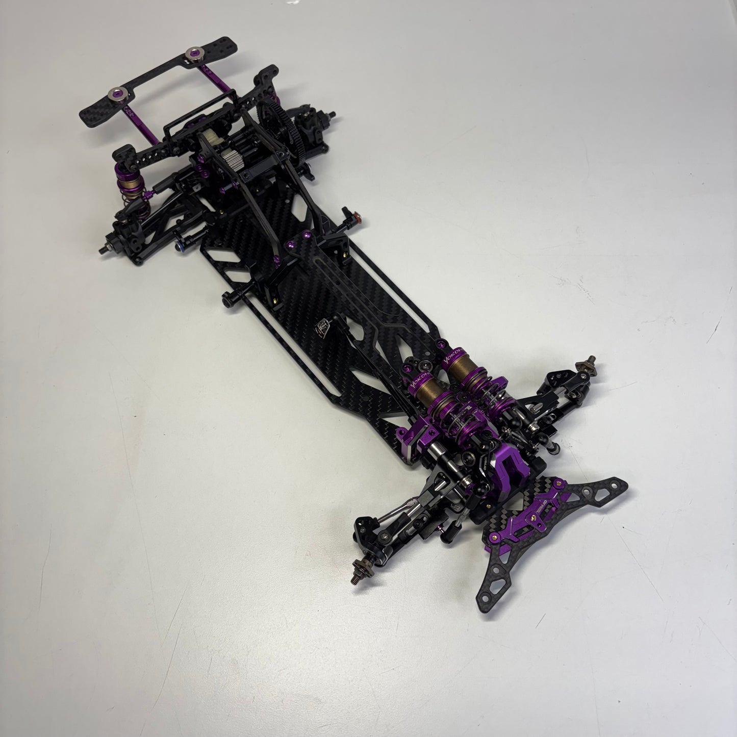 Reve D x AD Team MC-1 MC1 Purple Alloy Black Carbon RWD Drift Chassis