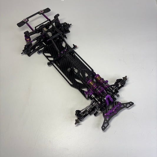 Reve D x AD Team MC-1 MC1 Purple Alloy Black Carbon RWD Drift Chassis