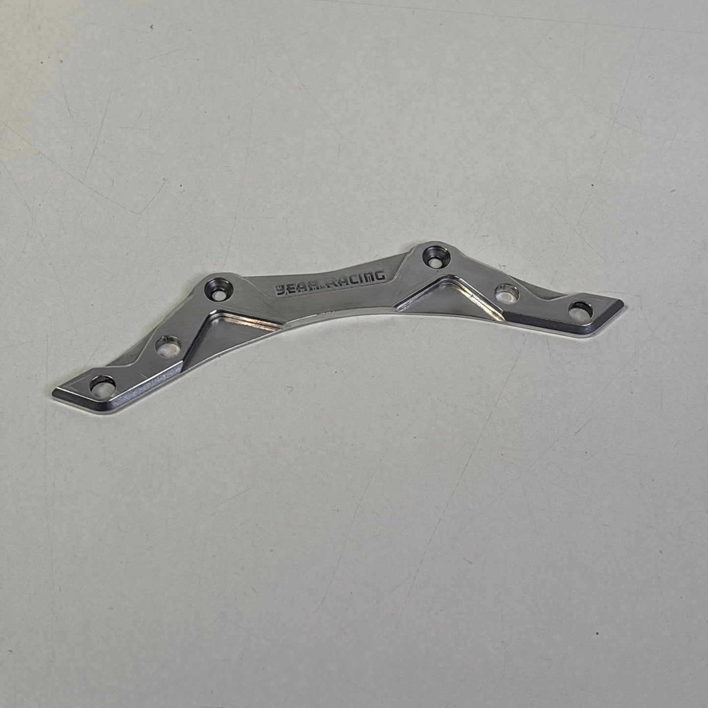 Yeah Racing Polished Front Upper Bumper Yokomo MC1 Shark