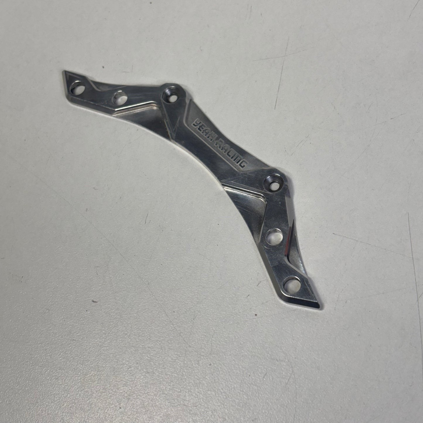 Yeah Racing Polished Front Upper Bumper Yokomo MC1 Shark