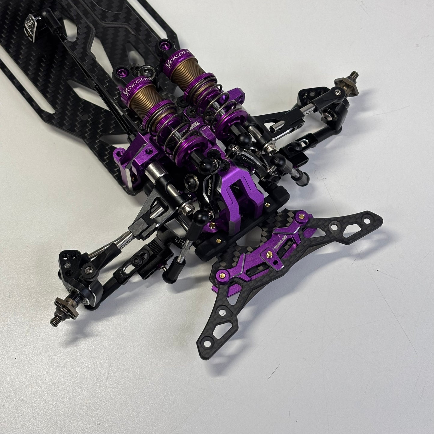 Reve D x AD Team MC-1 MC1 Purple Alloy Black Carbon RWD Drift Chassis