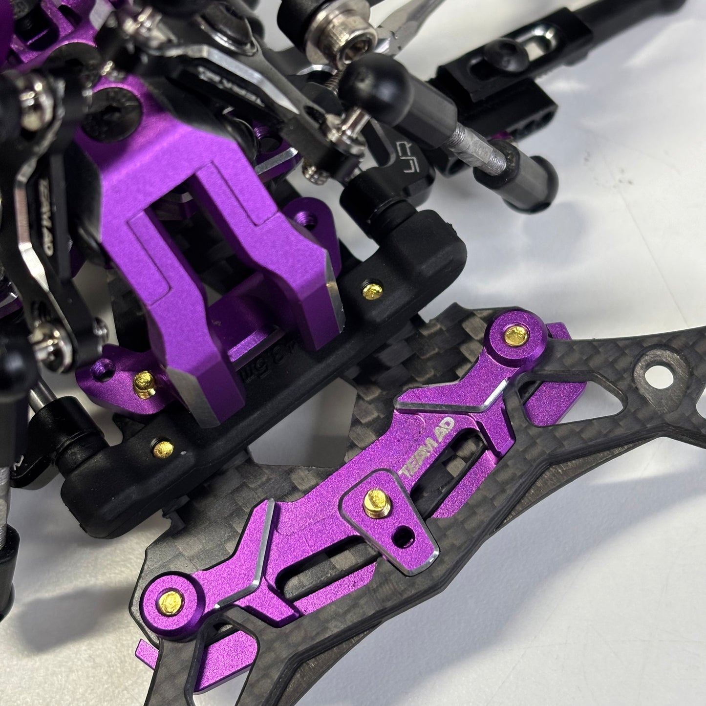 Reve D x AD Team MC-1 MC1 Purple Alloy Black Carbon RWD Drift Chassis