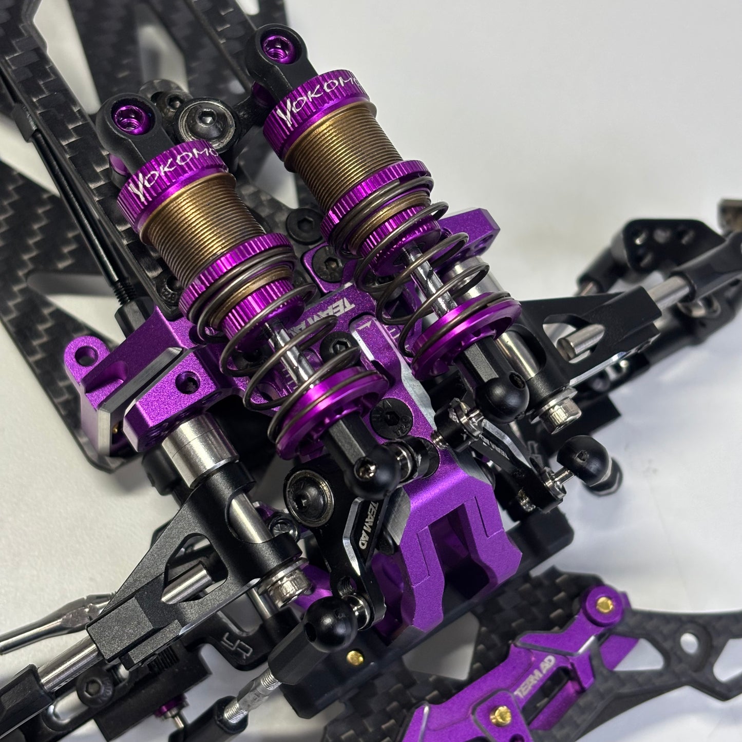 Reve D x AD Team MC-1 MC1 Purple Alloy Black Carbon RWD Drift Chassis