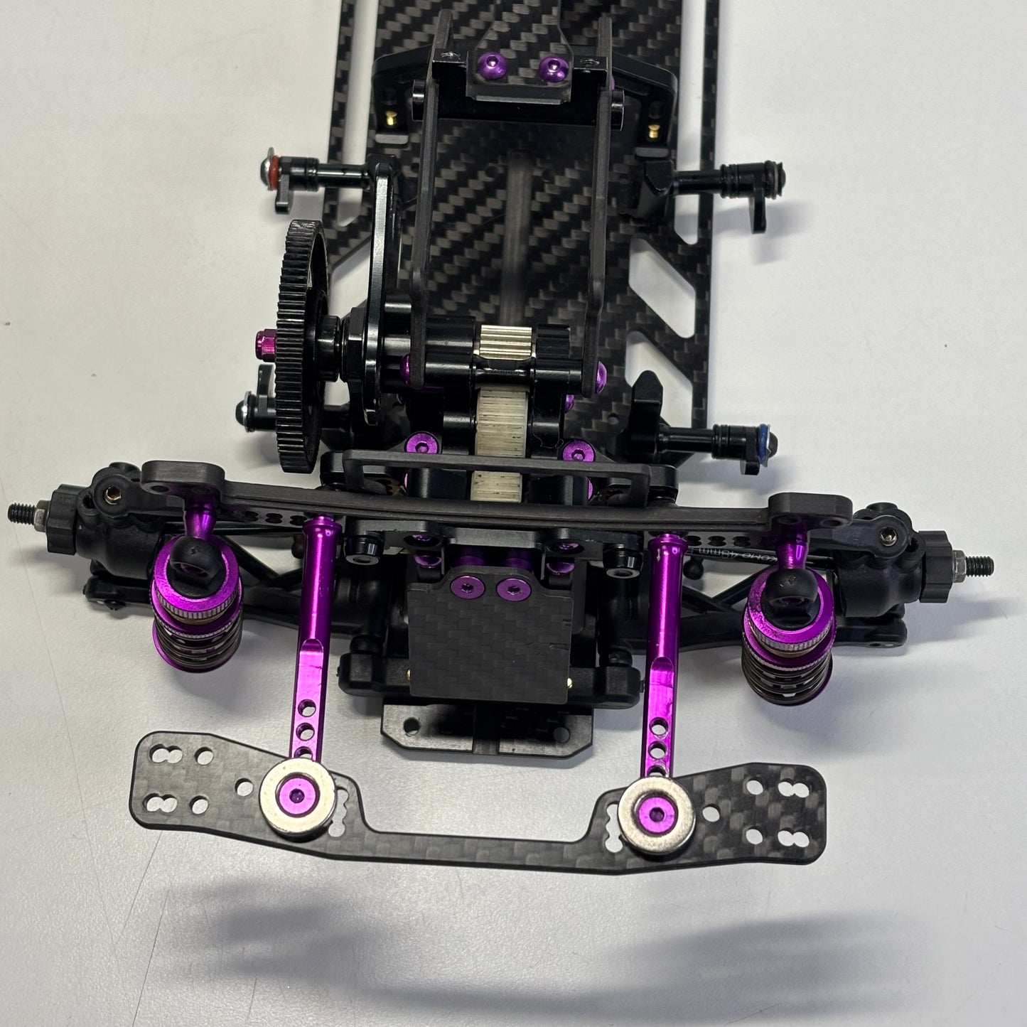 Reve D x AD Team MC-1 MC1 Purple Alloy Black Carbon RWD Drift Chassis