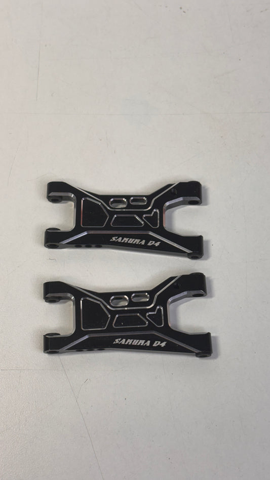 3Racing Sakura D4 Black Alloy Rear Lower Arms