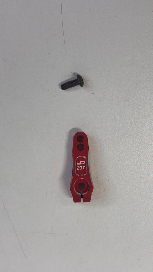 Yeah Racing 23T Red Alloy Servo Horn
