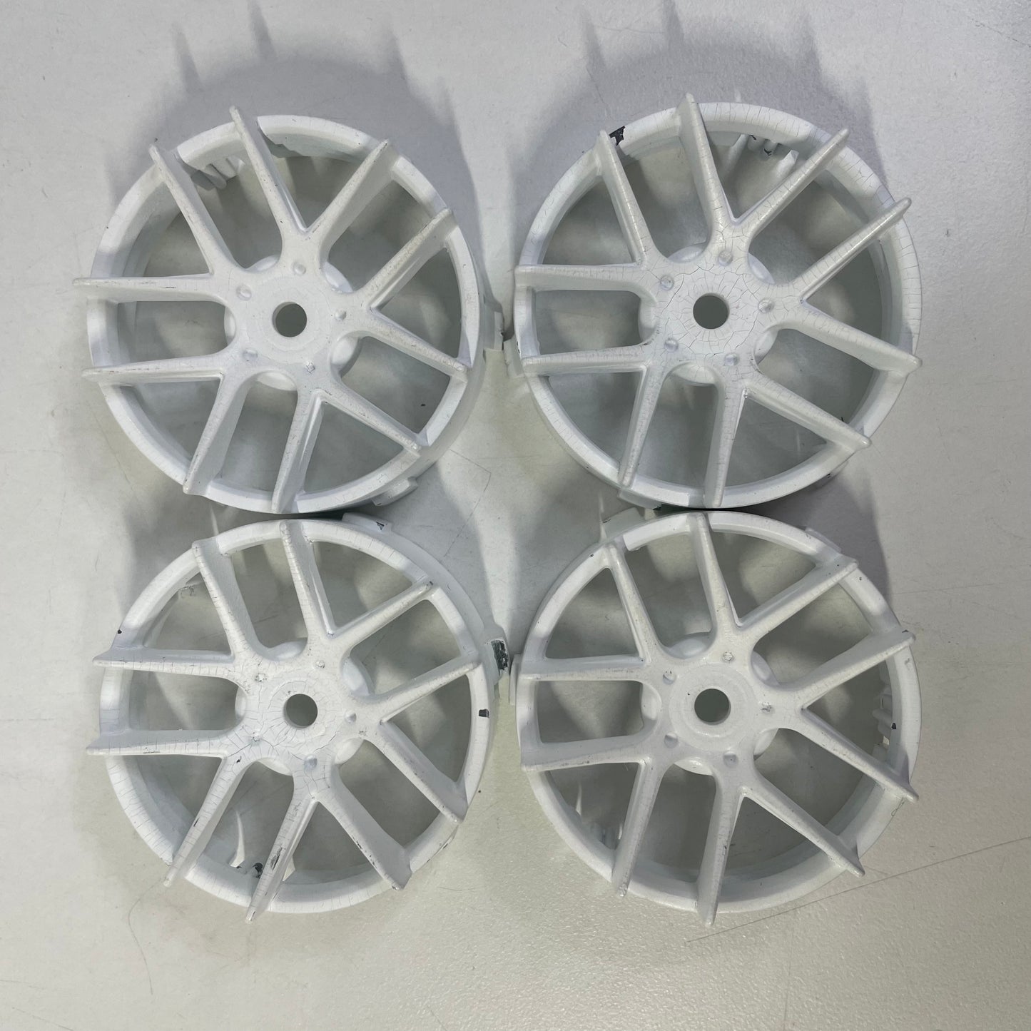 Tetsujin Wheel Faces Centres White X4