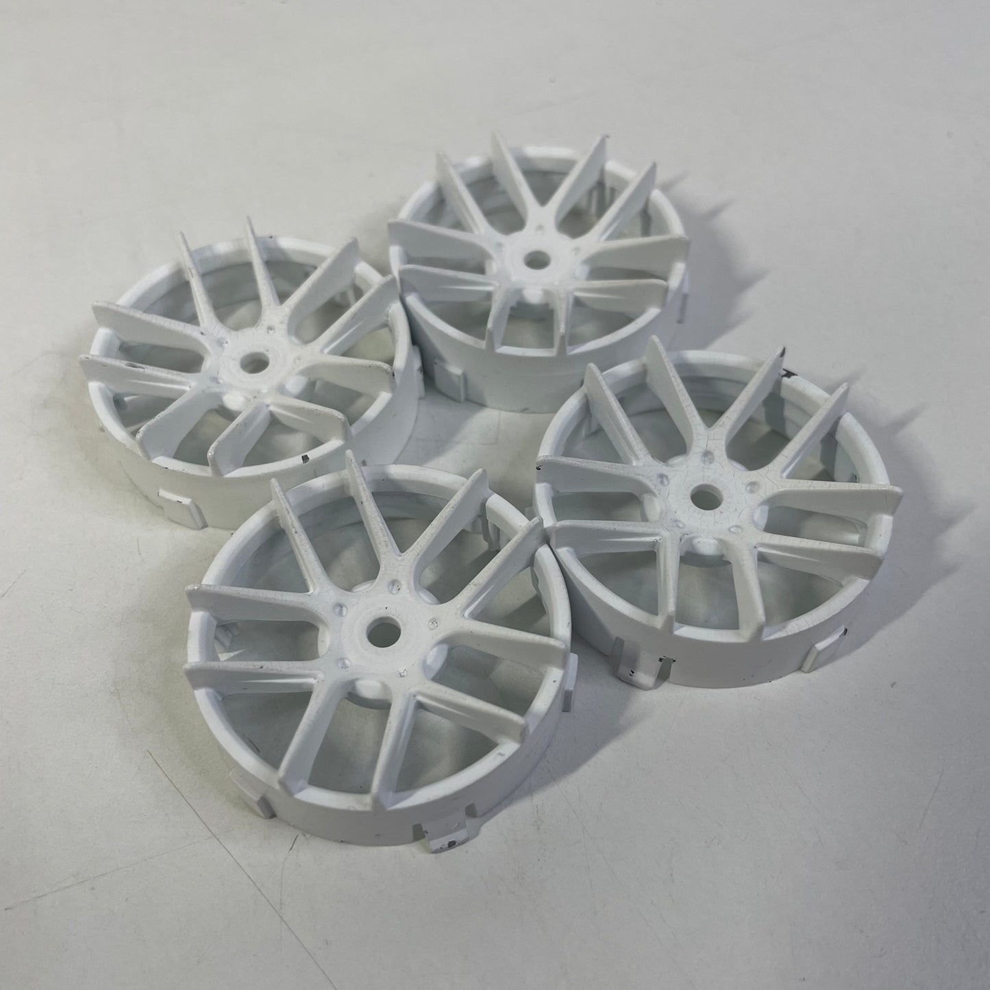 Tetsujin Wheel Faces Centres White X4