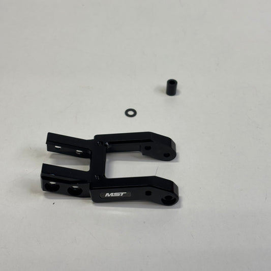 MST RMX 2.0 2.5 Upper Deck Rear Connector Black Alloy
