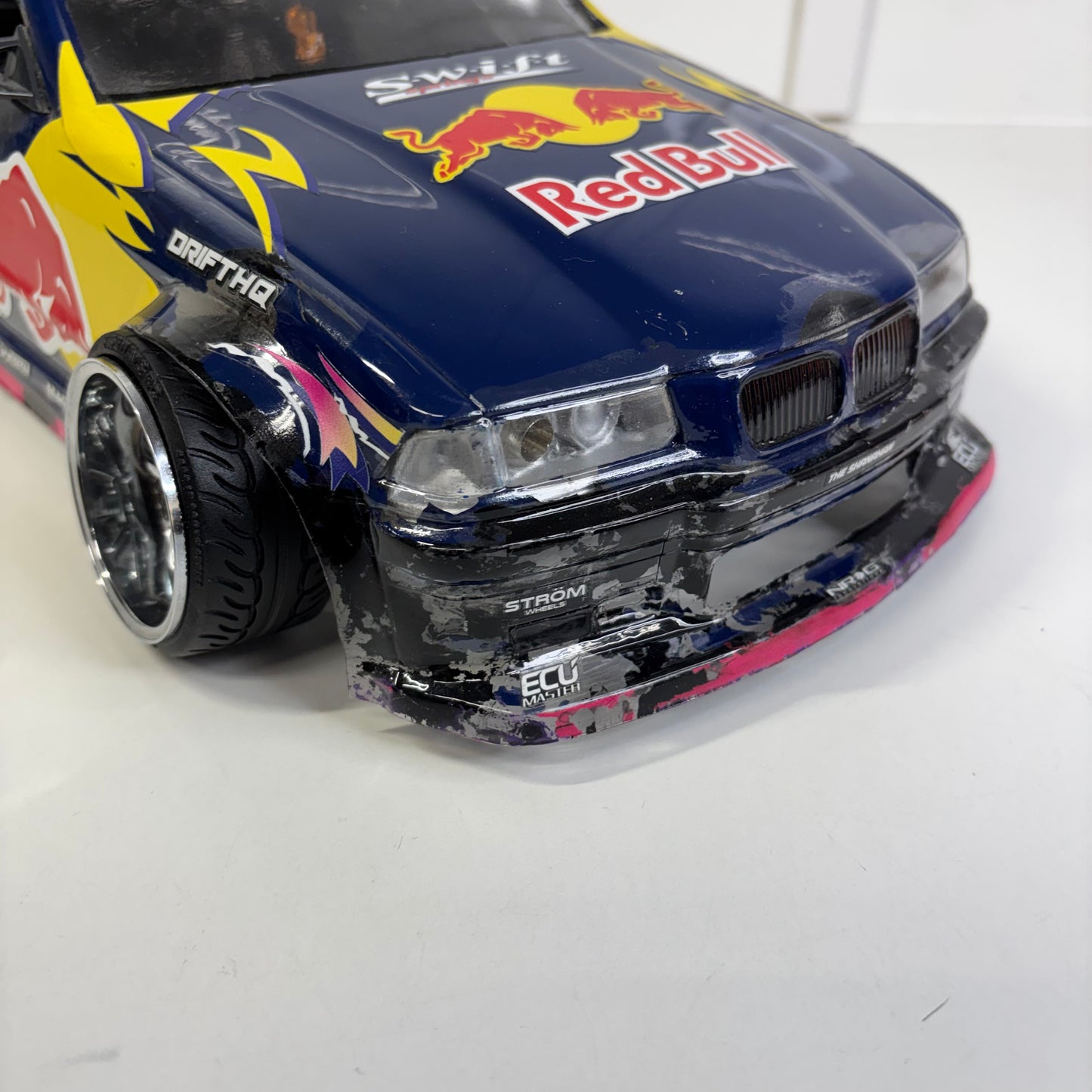 BMW E36 Body Shell Overdose Spoiler RedBull