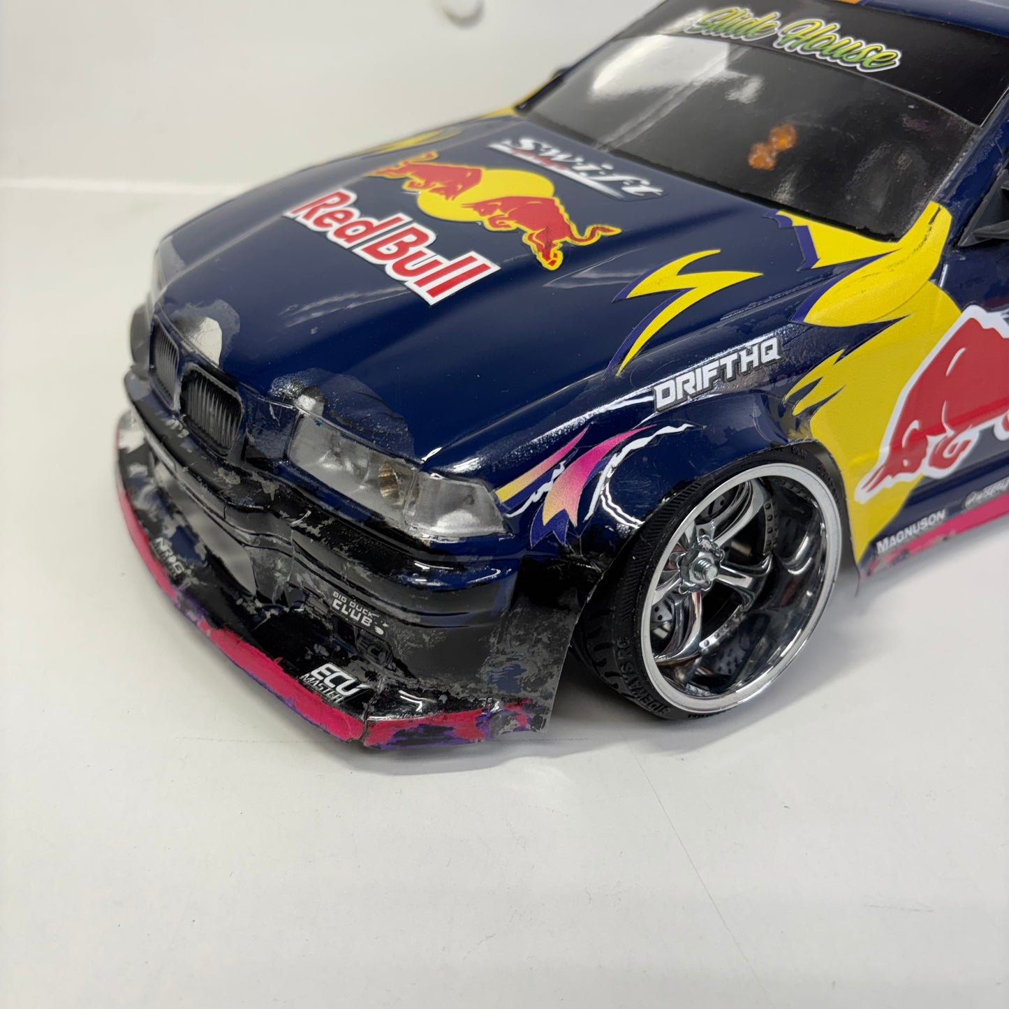 BMW E36 Body Shell Overdose Spoiler RedBull