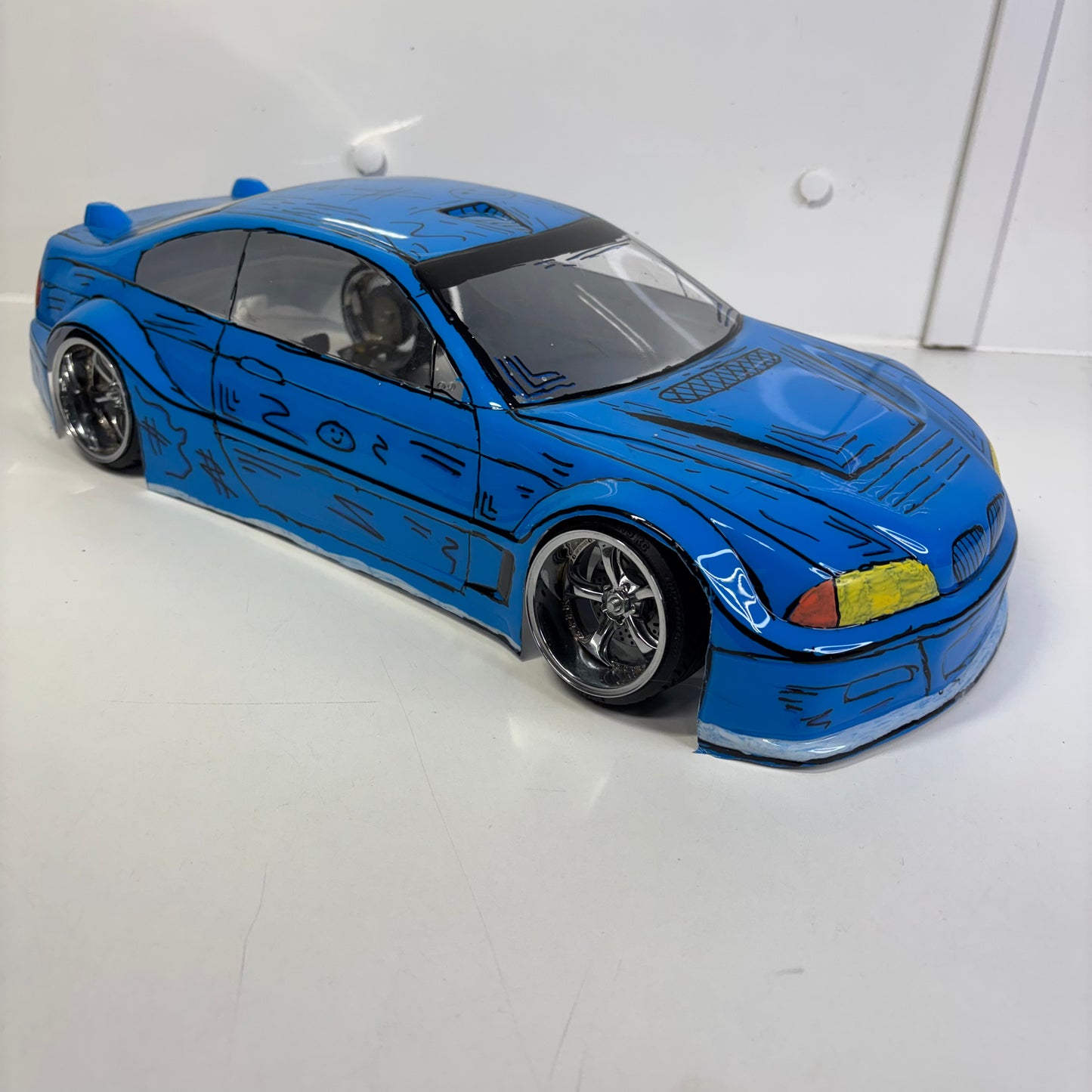BMW E46 Blue Body shell