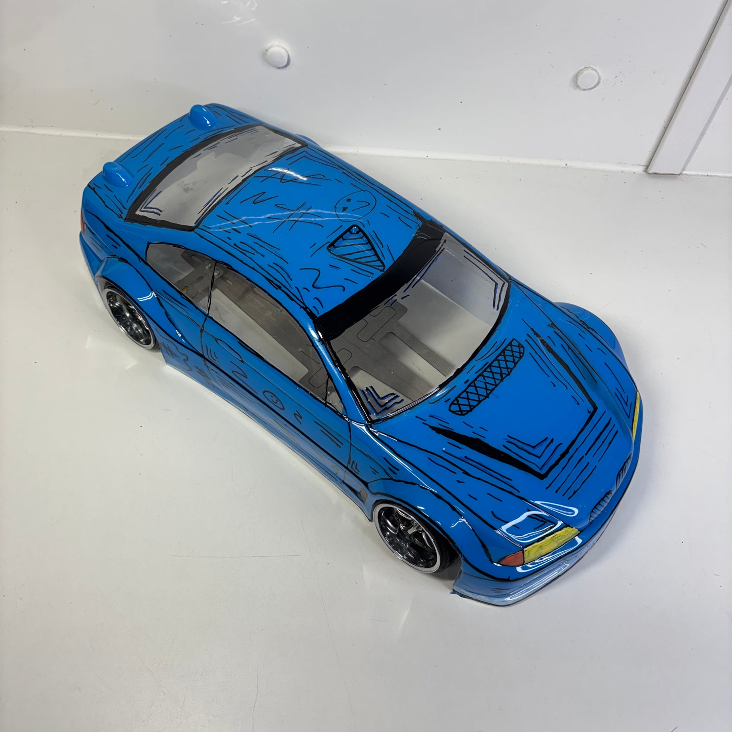 BMW E46 Blue Body shell
