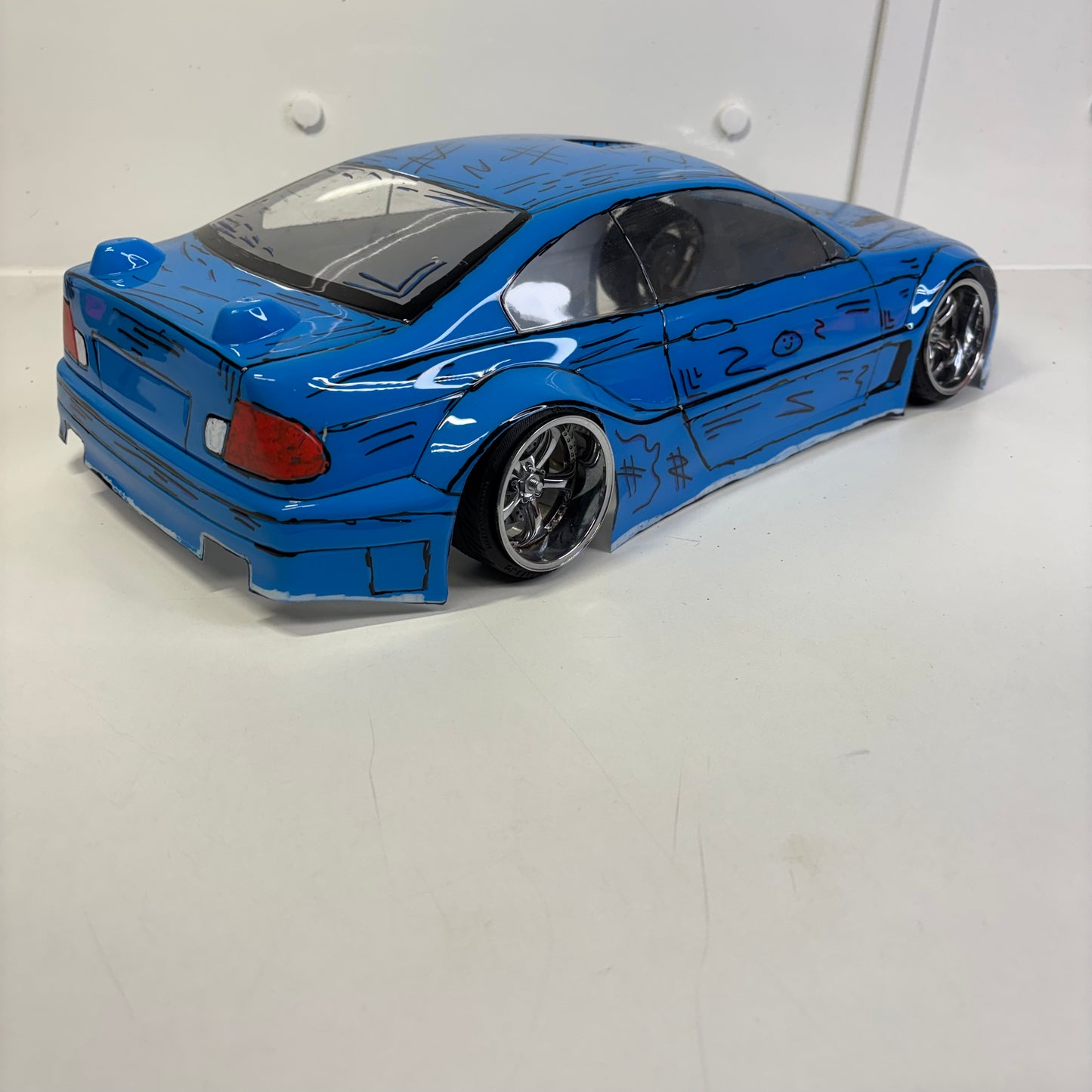 BMW E46 Blue Body shell