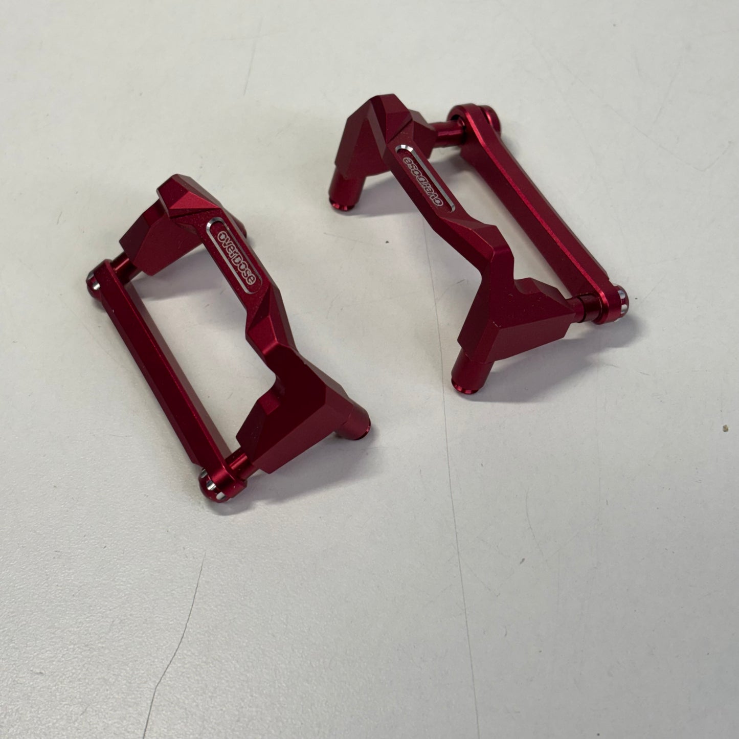 Overdose Red Alloy Battery Mounts MST Galm