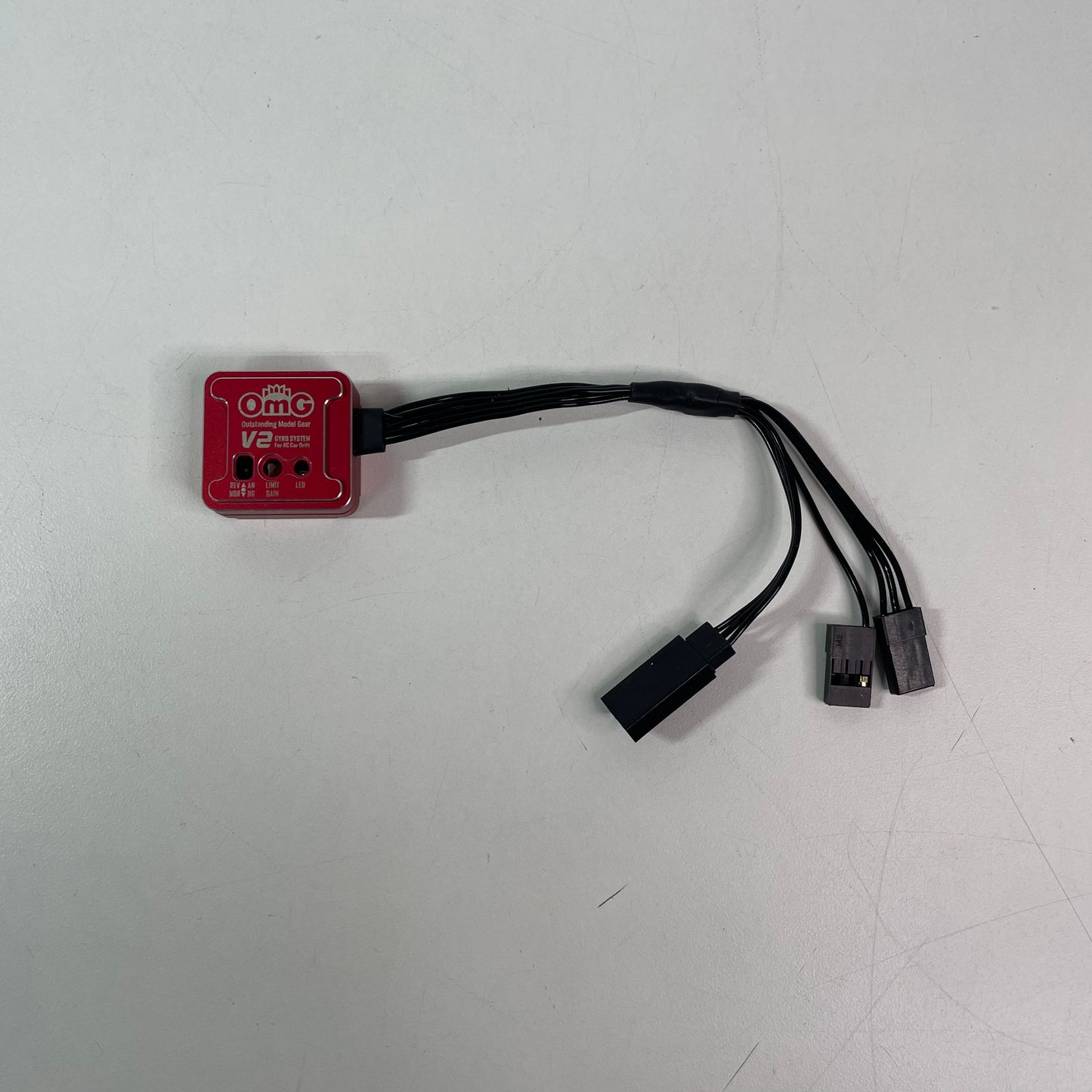 OmG V2 Gyro System Red Alloy