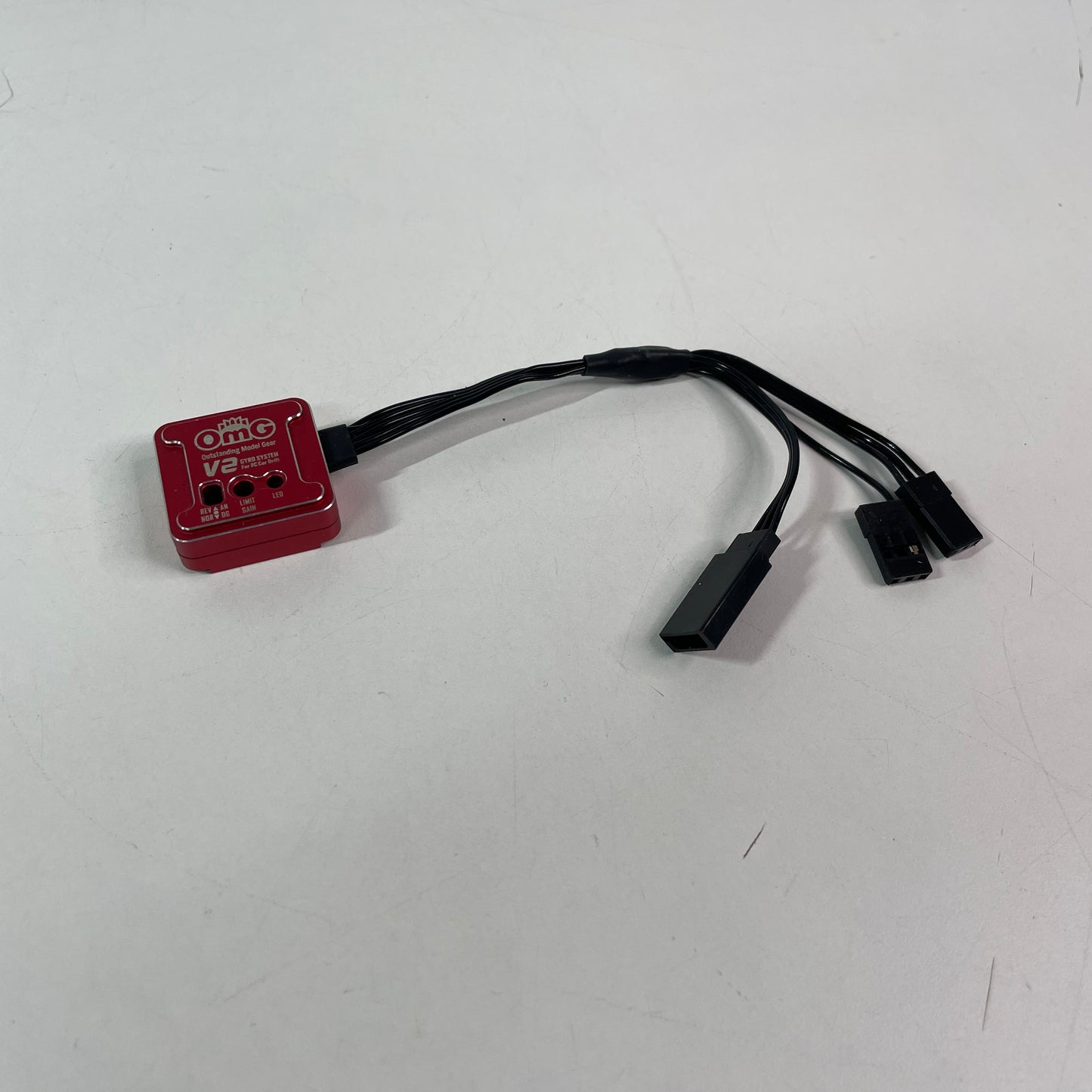 OmG V2 Gyro System Red Alloy