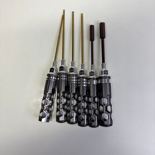 Arrowmax Honey Comb Beehive Tools 1.5 - 3.0 Allen 5.5 & 7.0 Hex Silver