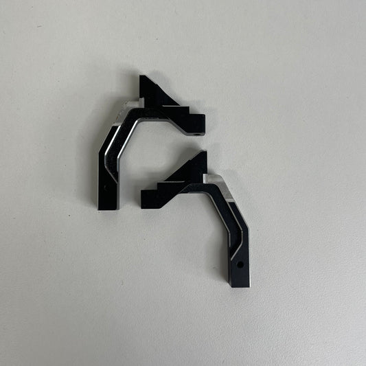 Yeah Racing Alloy Front Bulkhead Black