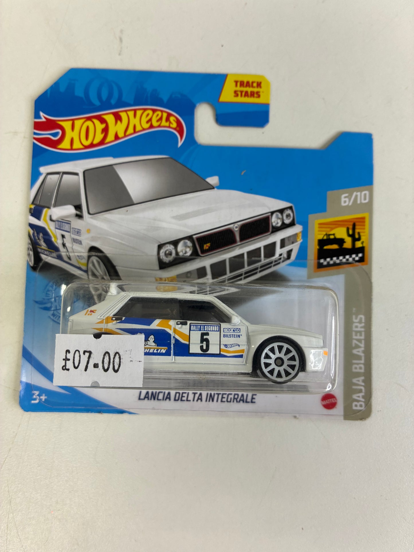Hot Wheels 'Lancia Delta Integrale (WHITE BLUE YELLOW)