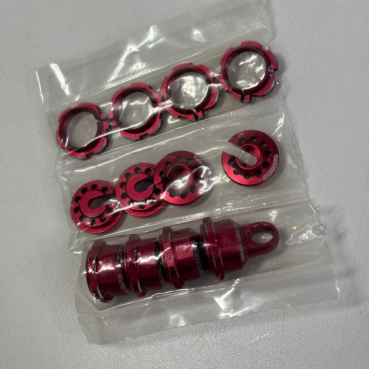 Overdose Red HG2 Dress Up Kit Alloy Shocks