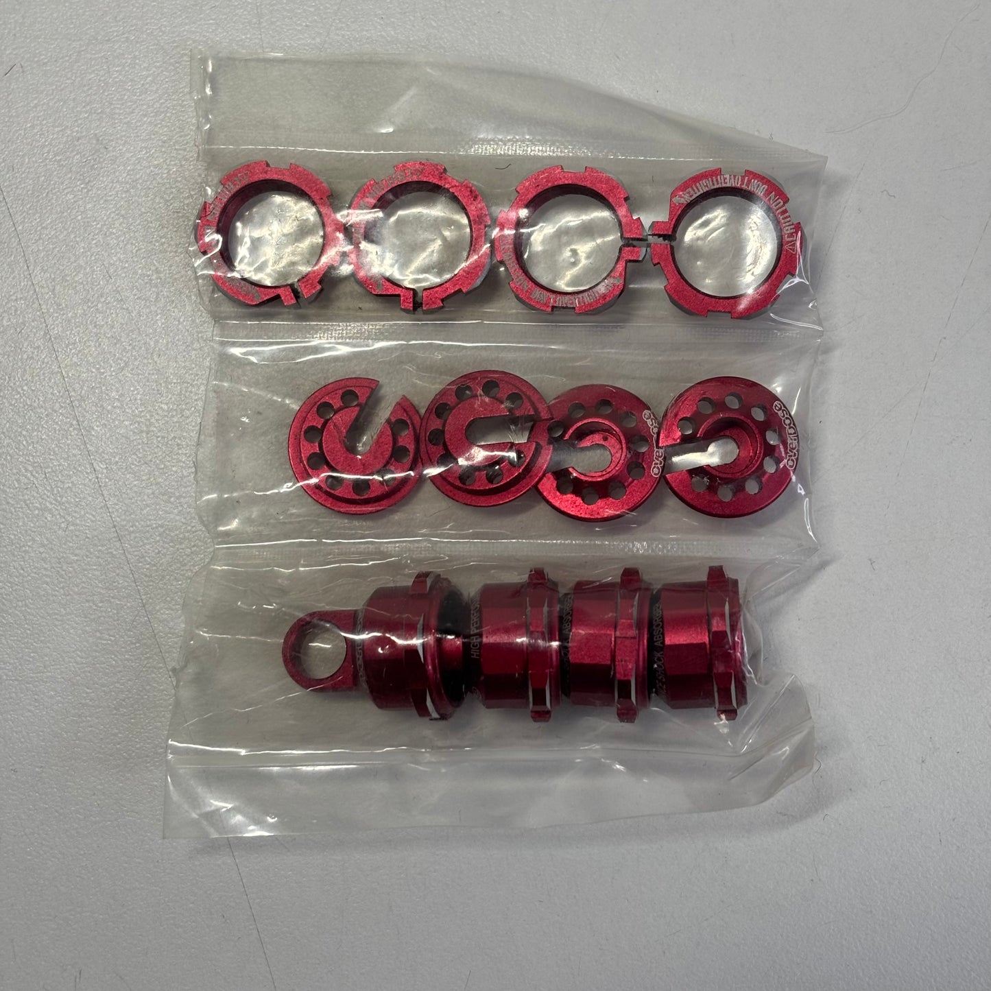 Overdose Red HG2 Dress Up Kit Alloy Shocks