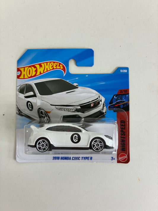 Hot Wheels '2018 Honda Civic Type R(WHITE)