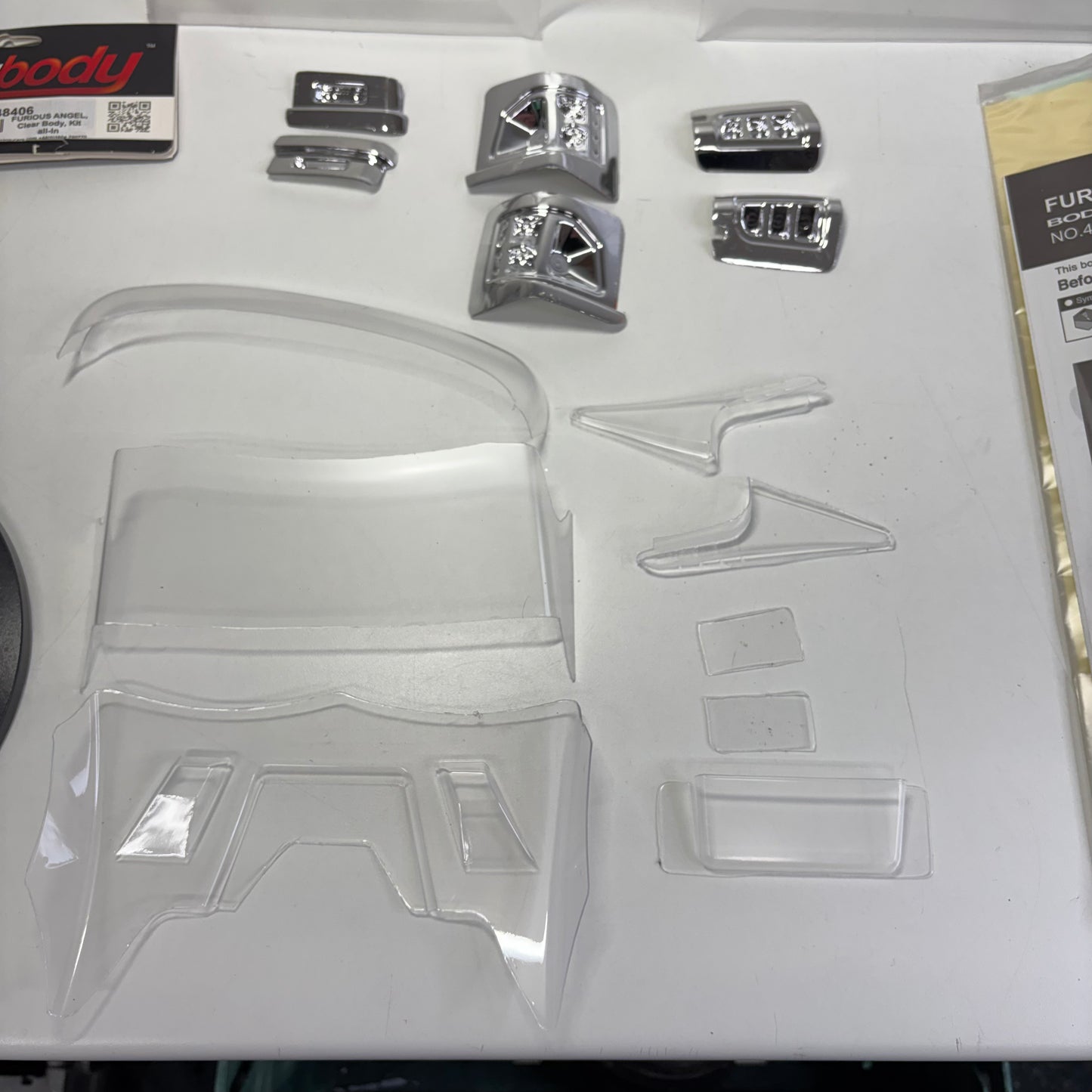 Killerbody Furious Angel Body Shell #48406 Clear Unpainted