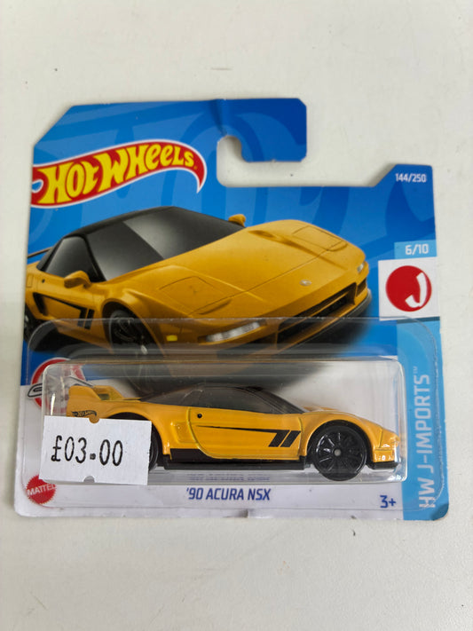 Hot Wheels ''90 ACURA NSX (YELLOW)(JAPAN)