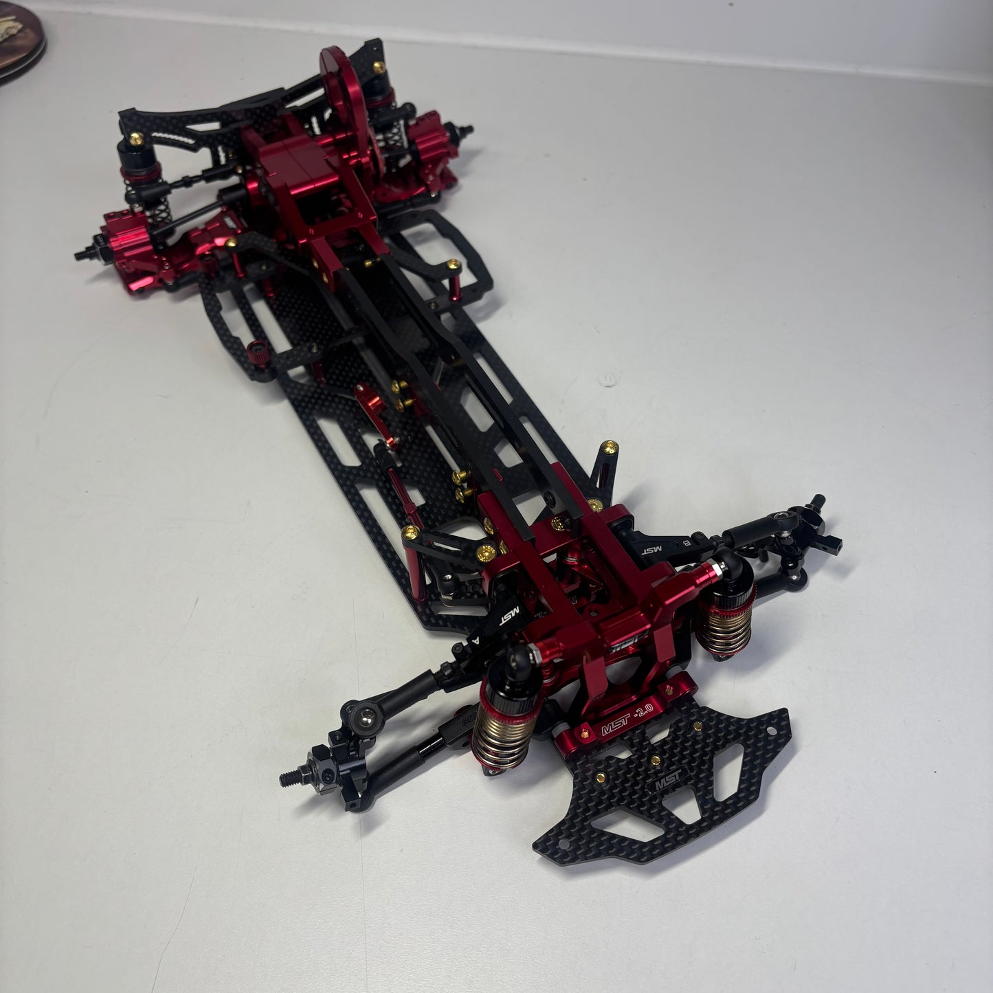 MST RMX 2.5  RWD Red Alloy & Carbon RWD Drift Chassis
