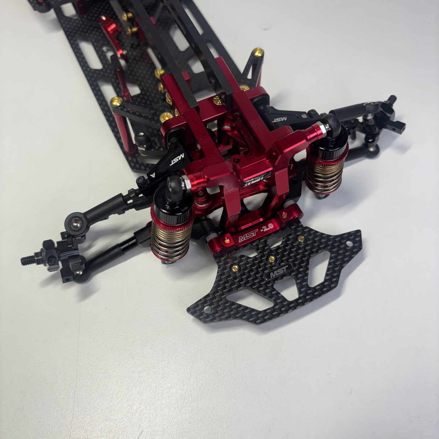 MST RMX 2.5  RWD Red Alloy & Carbon RWD Drift Chassis