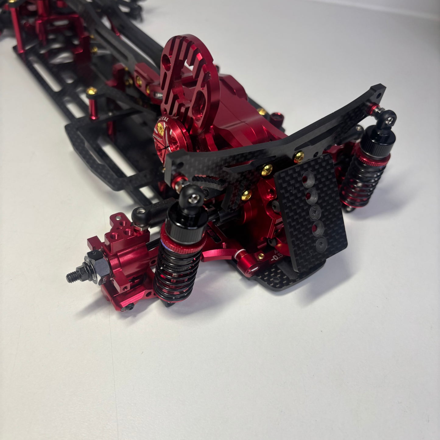 MST RMX 2.5  RWD Red Alloy & Carbon RWD Drift Chassis