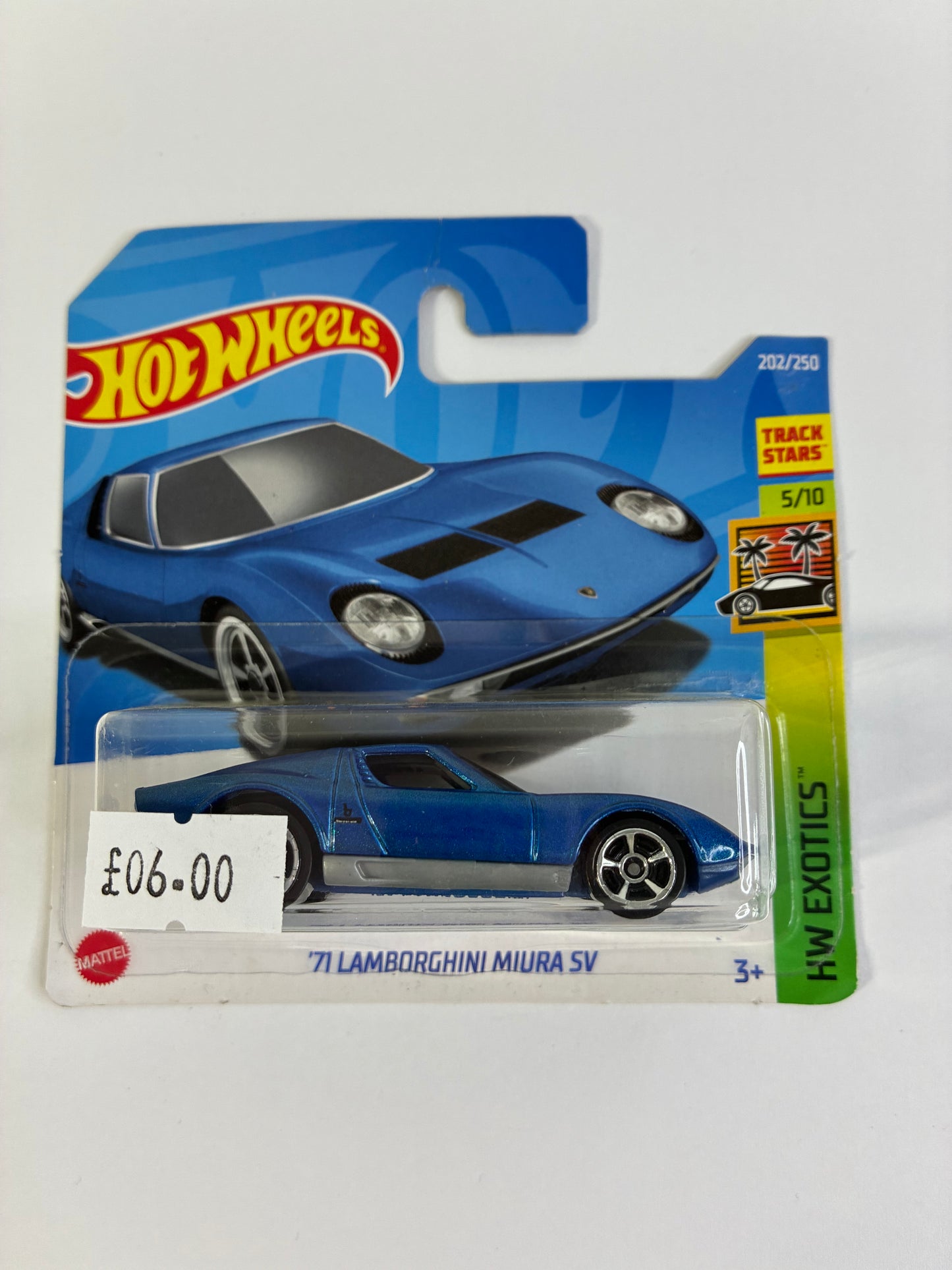 Hot Wheels '71 LAMBORGHINI MIURA SV (BLUE)