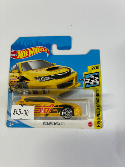 Hot Wheels SUBARU WRX STI (YELLOW)