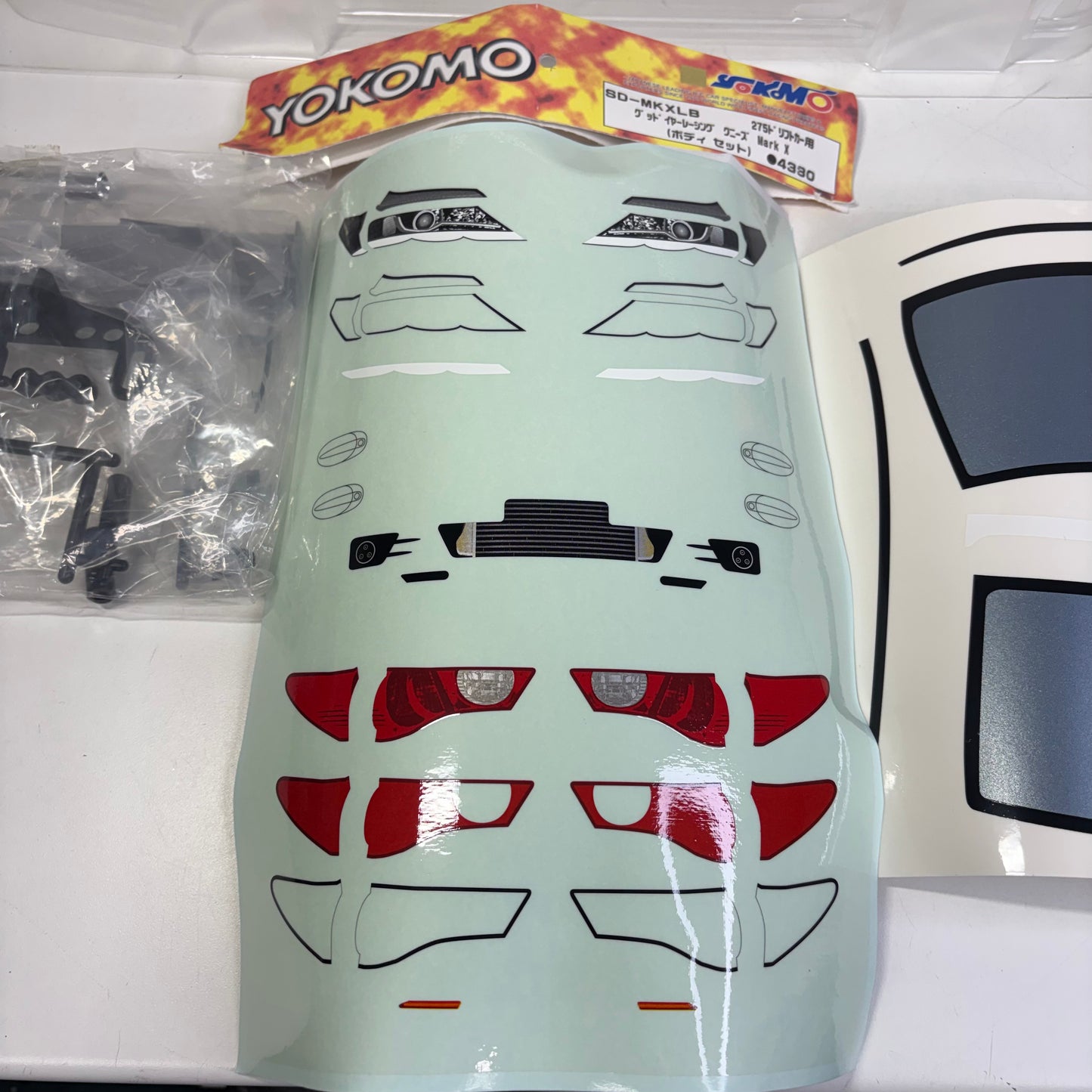 Yokomo Toyota Mark X 275mm Clear Bodyshell